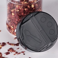 Boîte de Rangement pour Assaisonnements, Pot à Poivre Personnalisé en Plastique PET Transparent, Salière, Bouteilles à Condiments, Bouteille à Huile, Pot à Herbes et Épices pour Cuisine