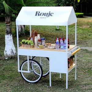 Puesto de Comida Móvil, Carrito de Comida Portátil, Puesto de Café, Carrito de Venta Ambulante para Mercados Nocturnos - Product Image 2