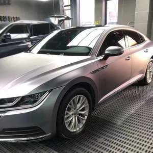 Vinilo para Envoltura de Autos Carbins Films Mate Capri Gris Púrpura, Vinilo que Cambia de Color, Revestimiento para Carrocería, Vinilo PET - Product Image 1