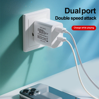 Adaptateur secteur USB-C 20W Shenzhen Lvxiangyuan, PD 3.0, double port, chargeur rapide, prise JP, approuvé PSE, OTP, OVP