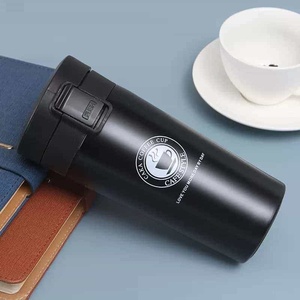Cross-border Stainless Steel <b>Double</b> <b>Wall</b> Vacuum Insulated Coffee Tumbler Portable Carrying Strap Custom Engraved Logo Business - Product Image 6