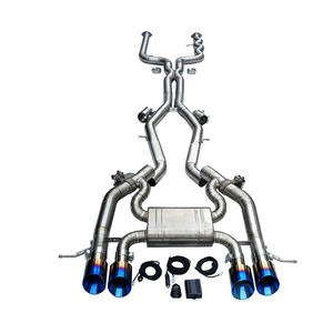 Système d'échappement modifié en alliage de titane avec silencieux à valve pour <span class=keywords><strong>voiture</strong></span> M4, épaisseur 1,5 mm - Product Image 1