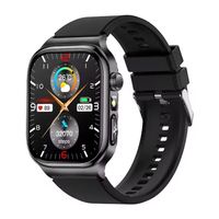 ERON ECG TK18 AMOLED Smartwatch 2,04 Zoll BT-Anruf Gesundheits-Tracker für Männer und Frauen 650mAh Akku Wasserdichte Sport-Smartwatch mit Taschenlampe
