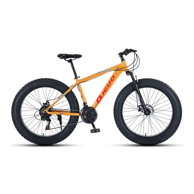 26 inç dağ bisikleti, off-road plaj kar bisikleti, çift disk fren, 4.0 yağ lastik dağ bisikleti, değişken hız