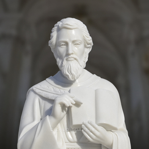 Igreja Católica Suprimentos Vida Tamanho Mão Esculpida Pedra Natural Mármore Religiosos São José Escultura Figura Estátua Da Igreja Venda - Product Image 3