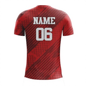 เสื้อฟุตบอลแบบระเหิดชุดเสื้อฟุตบอลระบายอากาศได้ชุดเสื้อฟุตบอลแห้งเร็วชุดฟุตบอลแบบกำหนดเองมีกระเป๋า - Product Image 2