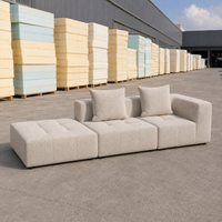 Sofá Cama Moderno de Espuma de Alta Densidad de 2 Plazas con Reposabrazos Reclinables para Sala de Estar/Dormitorio - ¡Gran Oferta!