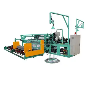 Double wire fully automatic chain link fence weaving machine playground fence supplier factory price
