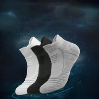 Chaussettes de sport en coton pour hommes, professionnelles, pour le basketball, avec fond en tissu éponge, pour le sport en bateau, les sports de plein air