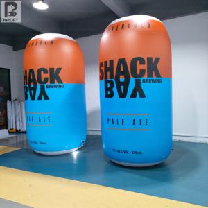 علبة مشروبات قابلة للنفخ مخصصة للإعلانات من البلاستيك PVC محكمة الإغلاق بأحجام 2م و2.5م و3م - Product Image 3