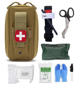 First time IFAK Molle Trauma Survival Tactical Bag Combat <span class=keywords><strong>Medical</strong></span> Emergency Kit di pronto soccorso Ifak <span class=keywords><strong>Pouch</strong></span> - Product Image 1