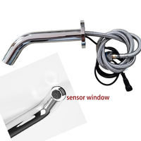 HY-277A CE automatique capteur robinet intelligent moderne en laiton mural robinet d'eau Unique sans contact bassin mélangeur pour salle de bain blanchisserie