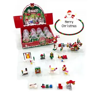 2023 Nieuwe Candy Speelgoed Kerst Eieren Promotionele Snoep Speelgoed Bouwsteen Pasen Gift Ei Snoep Speelgoed Voor Kid