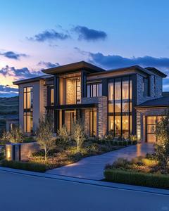 Rendu <span class=keywords><strong>3ds</strong></span> <span class=keywords><strong>Max</strong></span> d'intérieur de villa de luxe, plans de construction, solutions modernes pour salle de bain et chambre, architecture, matériaux - Product Image 1