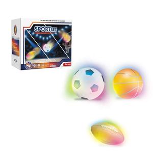 Jeu de sport interactif en plein air Jouet de balle de lumière clignotante LED pour enfants inclus Basketball Soccer et Football Light up in Dark - Product Image 5