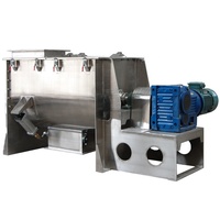 Machine de mélange professionnelle de qualité industrielle grandes quantités mélangeur horizontal d'usine mélangeur de ruban de poudre