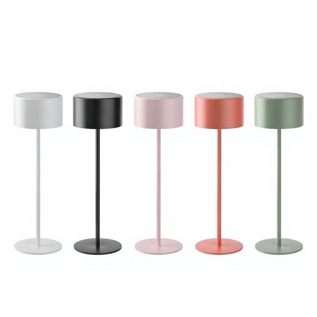High Quality  European-style Simple Style Desk Lamp LED Battery Decoration Touch Dimming Cordless Rechargeable Small Desk Lamp