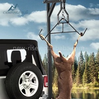 Treuil portable en acier inoxydable imperméable pour la chasse au sanglier et au cerf, pour suspendre le cerf, le sanglier ou tout autre gibier de grande taille