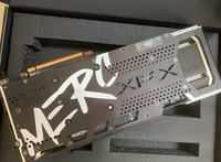 Carte graphique de jeu d'occasion XFX RX6800XT 16 Go GDDR6 pour ordinateur de bureau, Trio 3 ventilateurs