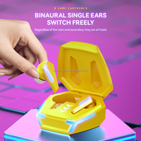 Auriculares para juegos con Sonido envolvente estéreo 3D Auriculares inalámbricos para juegos Indicador de batería LED de modo dual para Esports y música de juegos