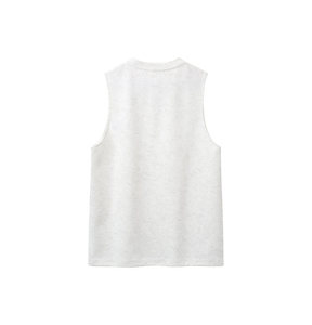 เสื้อกล้ามผ้าฝ้ายปักลายสีขาวรุ่น Heavyweight Sand Washed ปี 2026 ทรงหลวมสบาย ระบายอากาศได้ดี เหมาะสำหรับออกกำลังกาย - Product Image 2