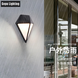 Lámpara de Pared para Exteriores de Aluminio con Sensor, Impermeable y Resistente a la Humedad, para Patio, Entrada, Jardín - Product Image 1