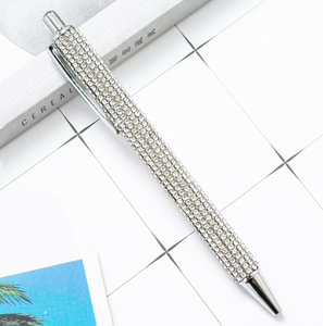 PU素材のキラキラ輝く可愛いオフィスレディ向け文房具、女の子向けボールペン、メタルボールペン、販促用カスタムボールペン - Product Image 5