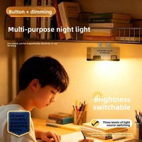 Lampe de chevet veilleuse, lampe de table à commande tactile, magnétique, portable, pliable, étanche, pour couloir, commande en gros, personnalisable, OEM
