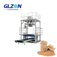 Machine d'emballage automatique de granulés, ensacheuse de riz à bouche ouverte pour l'emballage de riz, blé et céréales de 5 kg, 20 kg, 25 kg, 50 kg
