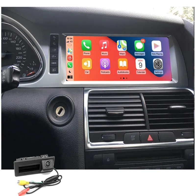 Carplay sans fil Android 11 autoradio pour Audi Q7 Android auto 4L 2005 ~ 2015 Navigation GPS unité principale stéréo WiFi 4G SIM