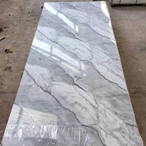 モダンスタイル<span class=keywords><strong>PVC</strong></span>大理石シートUVボード工場直接防水と耐火性ホテルアプリケーション用 - Product Image 4