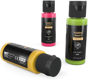 Pinturas acrílicas de tela, pinturas acrílicas de 24 colores, 60ml, venta al por mayor <span class=keywords><strong>para</strong></span> <span class=keywords><strong>ropa</strong></span>, camisetas, bolsos, zapatos, arte - Product Image 6