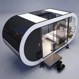 Customized Indoor Private Pod Houses Tiny House on Wheel Prefabricate Houses