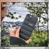 Coque de protection en TPU pour iPhone 15 Pro Max XS MAX 11 12 13 14 15 Plus, inspirée du design du doudoune pour iPhone 17