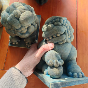 <span class=keywords><strong>Statue</strong></span> de lion <span class=keywords><strong>en</strong></span> marbre africain à impression 3d personnalisée - Product Image 2