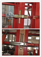Pince de serrage pour panneaux de coffrage en acier, à cale de verrouillage, de fabrication industrielle