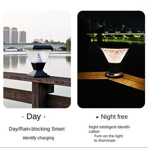 Lámpara de Poste LED Solar DC IP65 a Prueba de Agua para Jardín, Patio, Camino, Iluminación de Paisaje con Control Remoto - Product Image 4