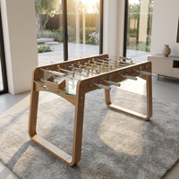 Table de baby-foot moderne en bois massif, table de jeu de football d'intérieur pour la maison, le bureau ou la salle de divertissement
