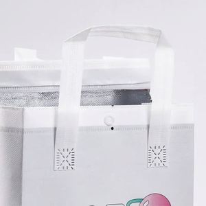 Bolsa Térmica para Llevar Comida, Reciclada y Biodegradable, Bolsa de Embalaje No Tejida, Bolsa de Transporte con Película de Aluminio Termosellada - Product Image 2