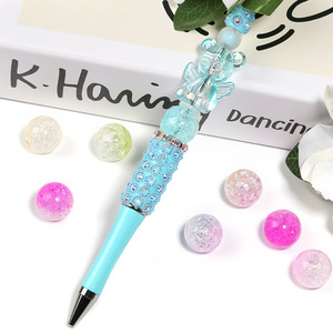 ลูกปัดอะคริลิคแตกสองสีเปลี่ยนแบบค่อยเป็นค่อยไปลูกปัดหลวมๆสำหรับงานประดิษฐ์ทำมือวัสดุเครื่องประดับ - Product Image 4