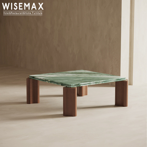 Meubles WISEMAX, table basse moderne et luxueuse en marbre naturel, table d'appoint, cuisine, hôtel, salon, meubles pour la maison - Product Image 1