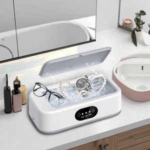 Nettoyeur intelligent à ultrasons en acier inoxydable 18W, temps de nettoyage de 3 à 10 minutes, nettoyeur sonique pour lunettes - Product Image 2