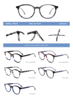 Montures de lunettes incassables avec logo personnalisé, lunettes de lecture rondes anti-lumière bleue de luxe en acétate vintage pour femmes
