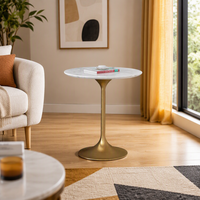 Table basse moderne simple en métal à pieds hauts, durable, pour salon, mobilier de maison, modèle OEM 1