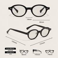 Nouvelles Lunettes de Soleil Rondes Ovales TFB Vintage en Acétate Phantos avec Pont à Trou de Serrure et Rivets Argentés, Faites à la Main, Unisexe, pour Verres Correcteurs, Vente en Gros