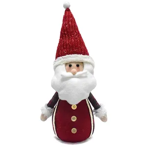 Boheng Xmas bên búp bê đáng yêu mềm động vật lễ hội trang trí nhà điểm nhấn Gnome giáng sinh Santa Claus sang trọng