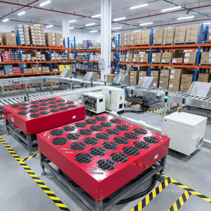 Equipo de Clasificación de Paquetes LUHUI, Transportador Modular Giratorio con Ruedas, Máquina Clasificadora de Logística - Product Image 1