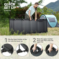Lit de camping pliable ultraléger, compact et portable pour les voyages en plein air, le camp de base, la randonnée et l'alpinisme