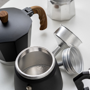 2024 6 tazas estufa Espresso <span class=keywords><strong>Moka</strong></span> Pot personalizado aluminio Espresso Cappuccino <span class=keywords><strong>cafetera</strong></span> <span class=keywords><strong>Moka</strong></span> <span class=keywords><strong>Express</strong></span> - Product Image 5