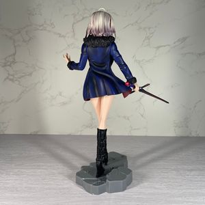 ฟิกเกอร์การ์ตูนขนาด 24 ซม. รูปปั้นตั้งโต๊ะพร้อมดาบคาตานะ <span class=keywords><strong>Fate</strong></span> Stay Night Black <span class=keywords><strong>Alter</strong></span> ฟิกเกอร์อนิเมะ PVC ของเล่น - Product Image 6